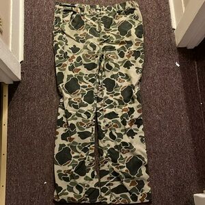 Duck Camo Cargo Hunter Pants- Size 40 - Used